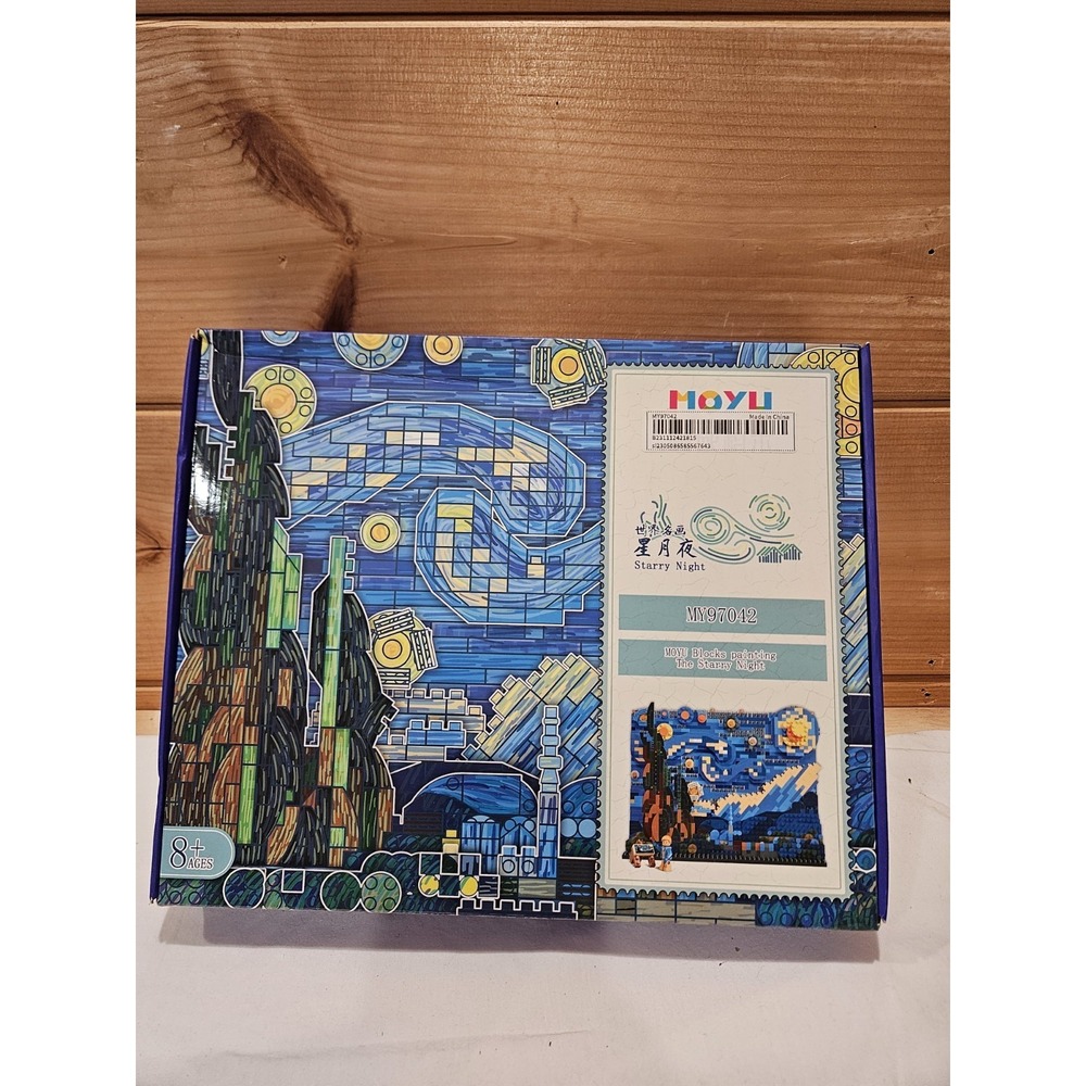 MOYU Starry Night Building Blocks Set MY97042 Van Gogh Art Display Kit New